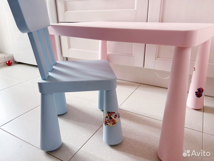 Стол и стул маммут