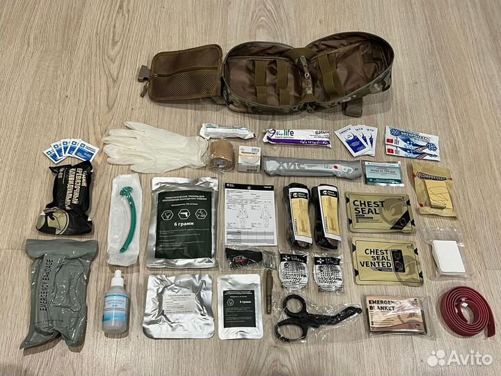 Отрывная тактическая аптека мультикам rhino