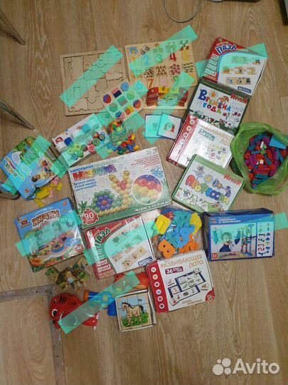 Большой пакет развивающих игрушек