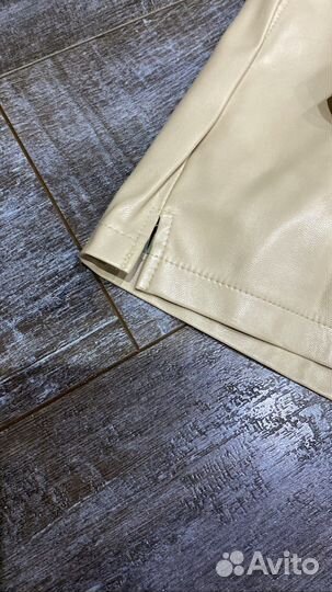 Шорты эко кожа