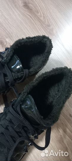 Полуботинки женские зимние 38
