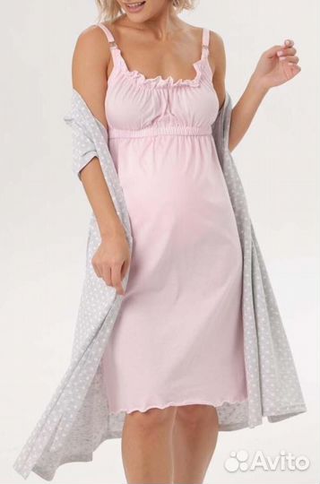 Халат и сорочка в роддом, 42-44 размер