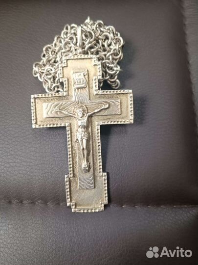 Наперсный крест серебро