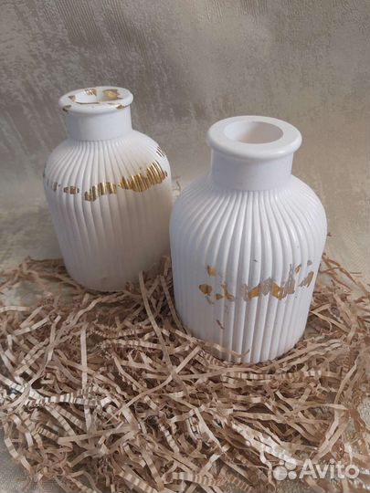 Ваза из гипса. Шкатулки