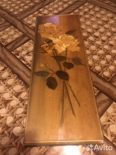 Картина наборная из ценного дерева 50см на 20см