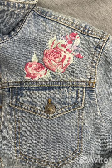 Джинсовая куртка детская benetton 9-10 лет