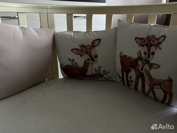 Бортики на кроватку