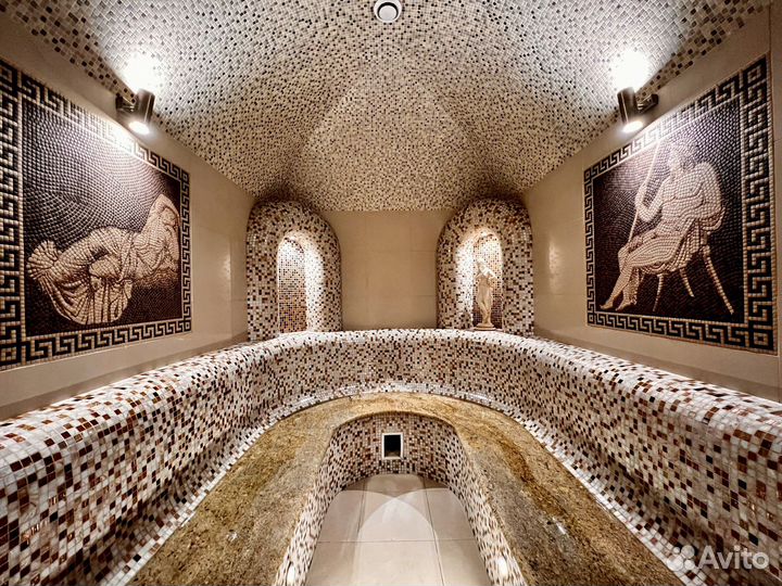 Сауна с бассейном