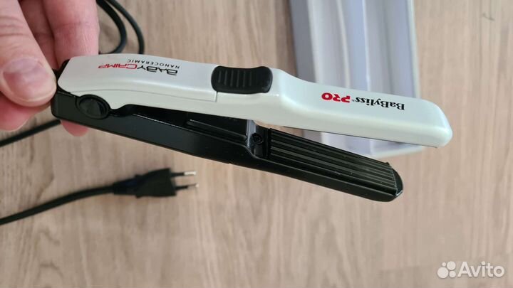 Щипцы-гофре мини для волос babyliss pro