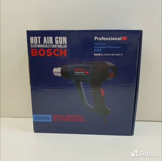 Строительный фен bosch с дисплеем 2000W