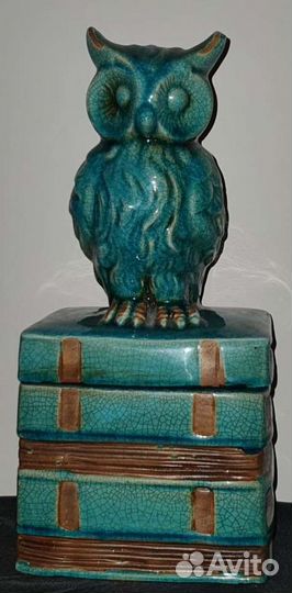 Сова Керамическая шкатулка