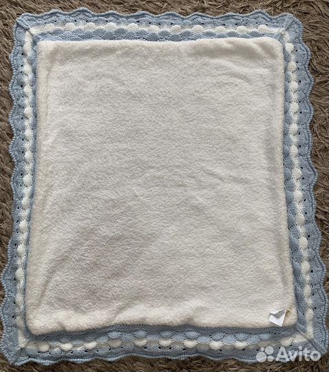 Плед детский вязаный ручная работа