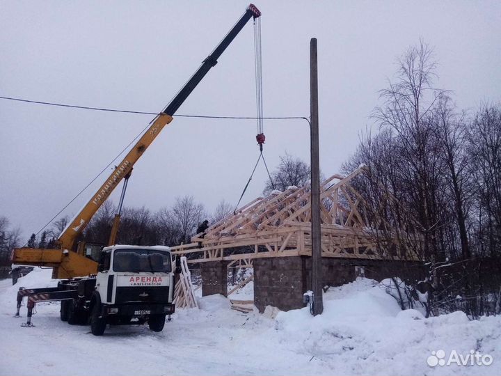 Автокран маз 25т 22м кран