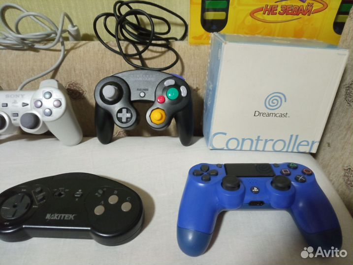 Геймпады на разные приставки, оригиналы