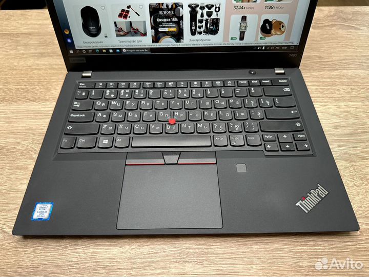 Lenovo Thinkpad T490 i5-8365u/16гб/SSD500гб