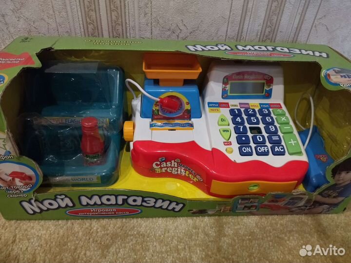 Детская касса, игрушечная