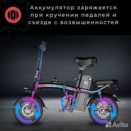 Электровелосипед Shuailing model 3, 400Вт