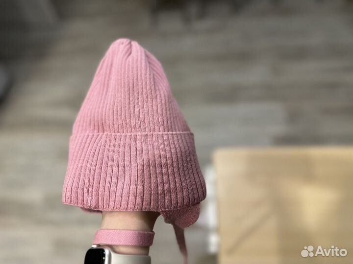 Шапка бини детская с подкладом 50-52