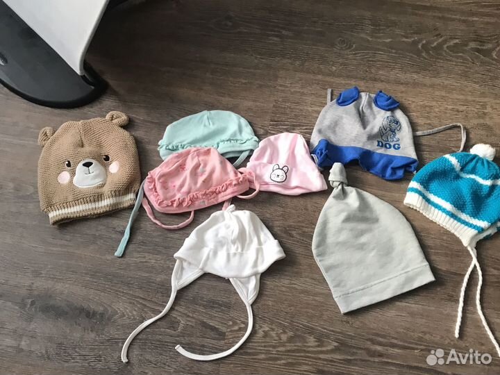 Шапочки для новорожденных