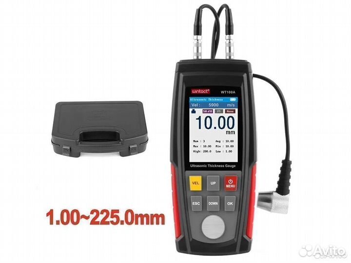 70017 Толщиномер ультразвуковой Wintact WT100A