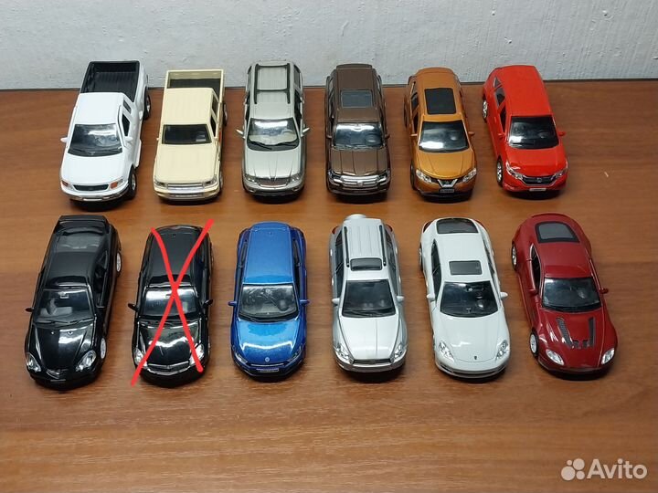 Масштабные модели Welly, Kinsmart, MSZ, RMZ City