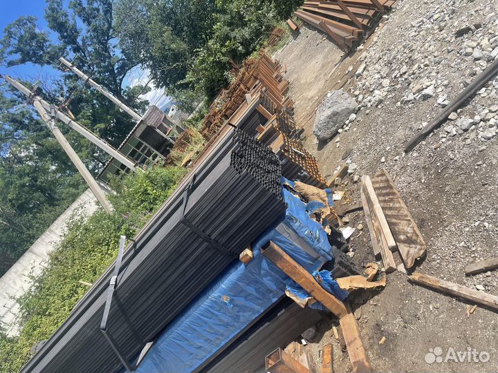 Труба профильная, арматура, Сетка арматурная вр