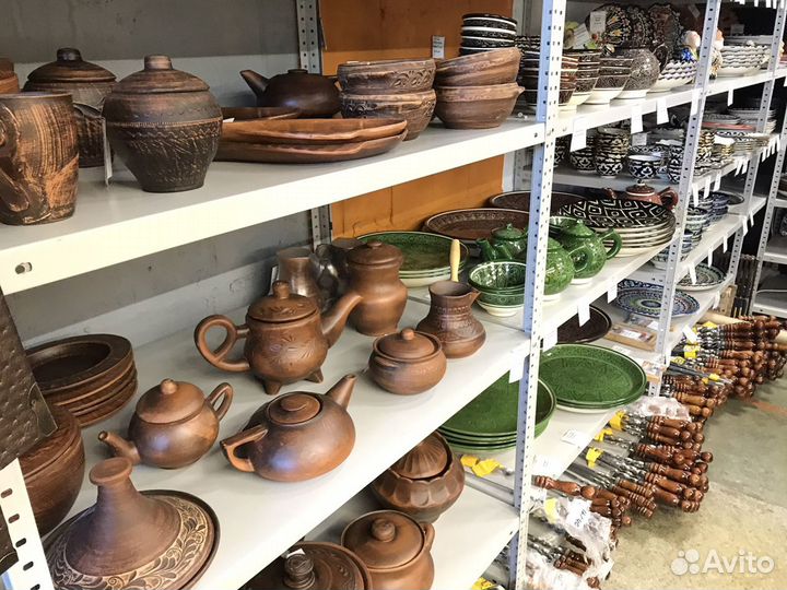 Посуда из красной глины