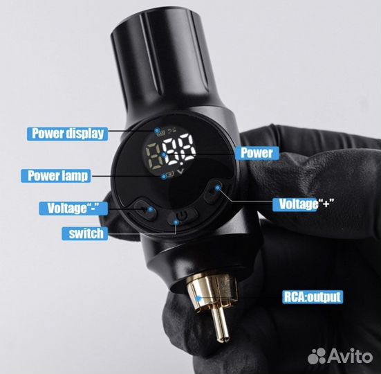 Беспроводной блок питания для тату-машинки