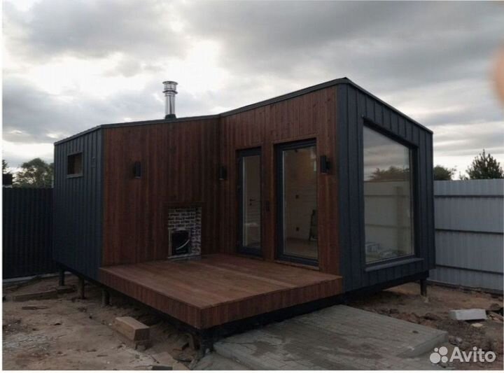 Модульный дом с доставкой 40 м кв, арт. вс-6528