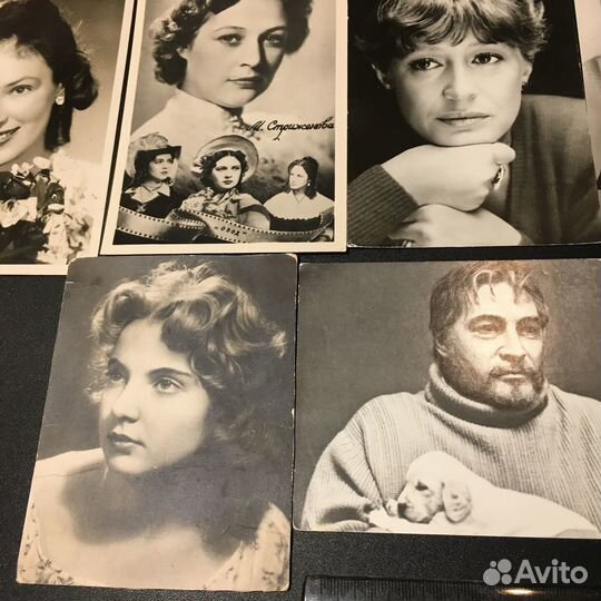 Актрисы актеры кино СССР открытки 10 шт