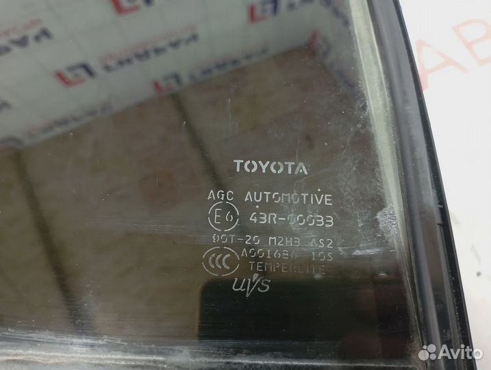 Стекло двери задней левой (форточка) Toyota Land Cruiser Prado (J150) 68124-60340