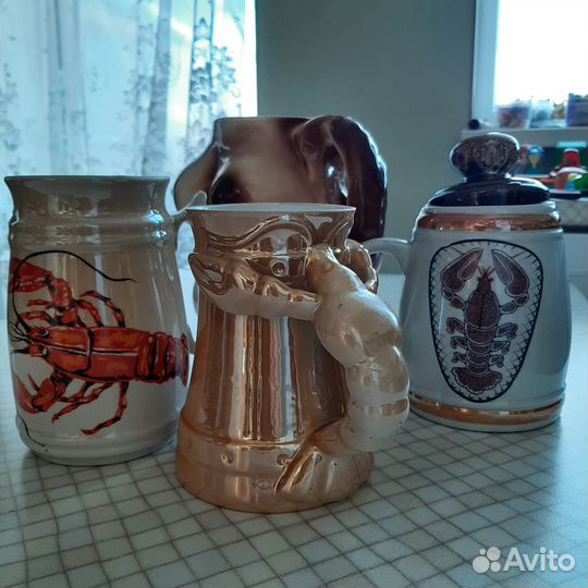 Коллекция пивных кружек из керамики