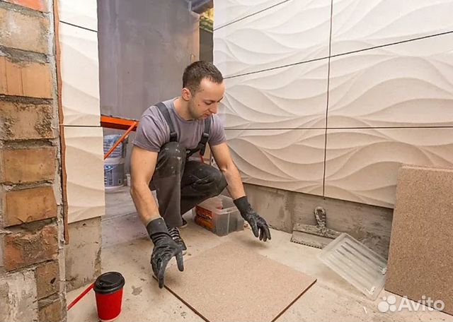 Укладка плитки в Москве | Услуги | Авито