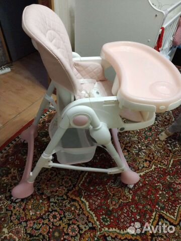 Стульчик для кормления Nuovita Pratico, розовый