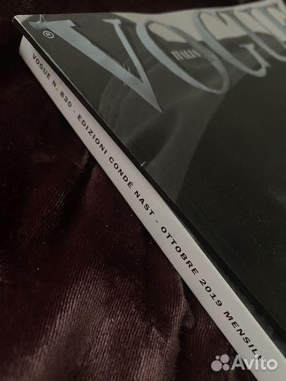 Журнал Vogue Italia Октябрь 2019