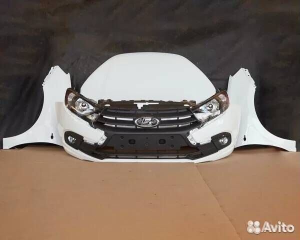 Лада гранта бампер крыло фара капот В цвет новое