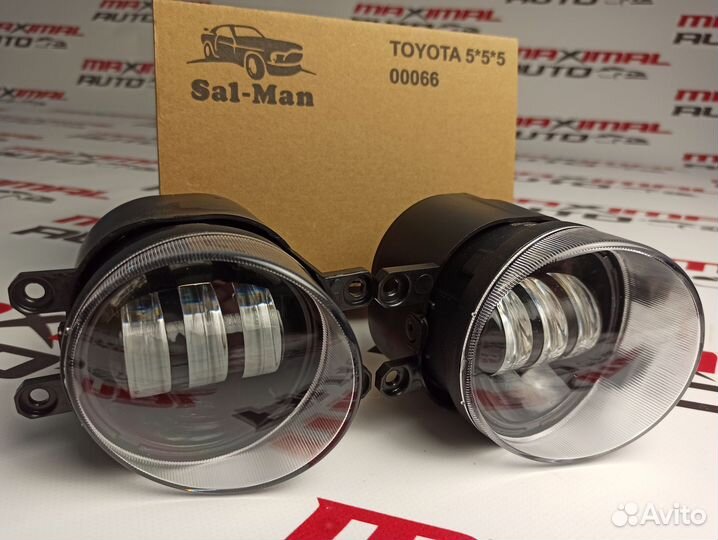 Тоета рав 4 06-12 LED + продольные черные