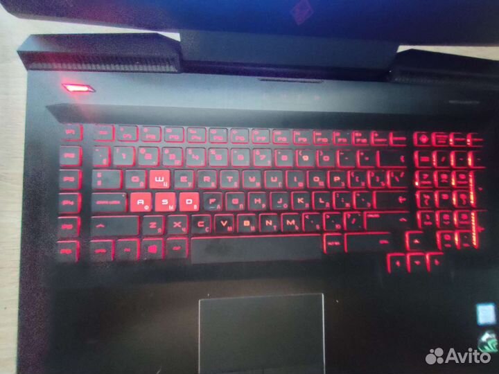 Игровой ноутбук 17' HP omen 17-an018ur i7/gtx1050