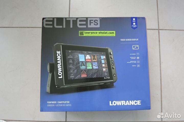 Эхолот Lowrance Elite FS 9 RUS с датчиком 3 в 1-ом