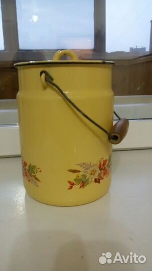 Бидон и бачок эмалированные