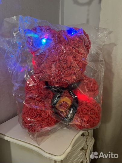 Мишка из роз Just For you (40 см)