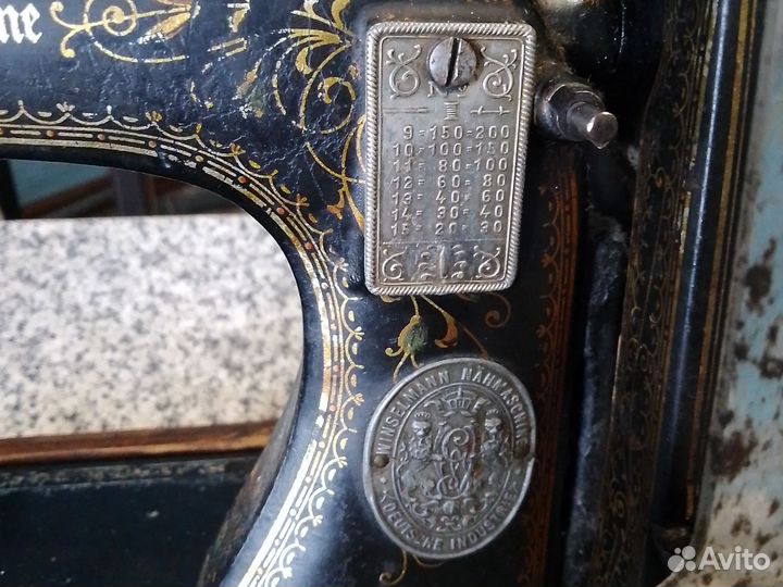 Швейная машинка зингер антикварная