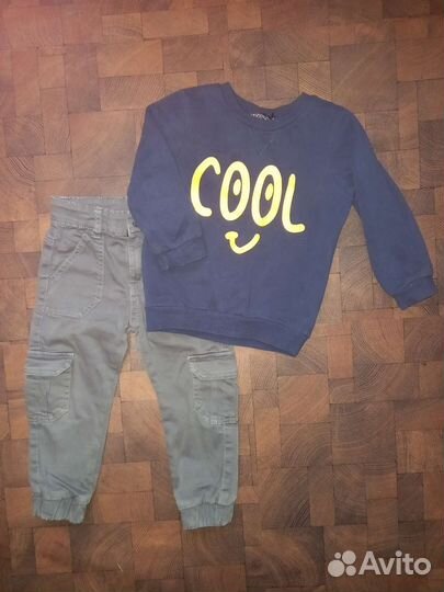 Джинсы и толстовки для мальчика 92