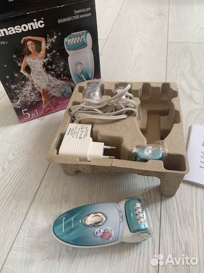 Эпилятор для влажной и сухой эпиляции panasonic