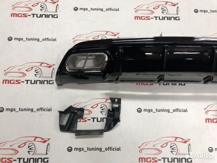 Диффузор хром насадки Mercedes А45 AMG 15-18 гг