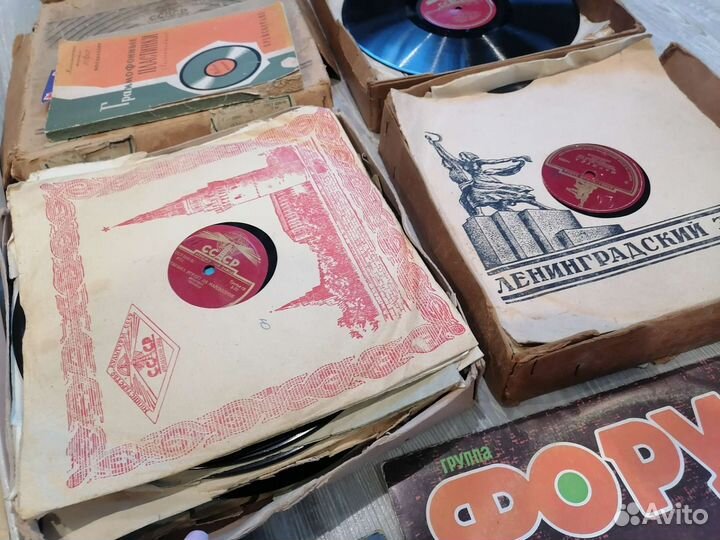 Виниловые пластинки СССР лот
