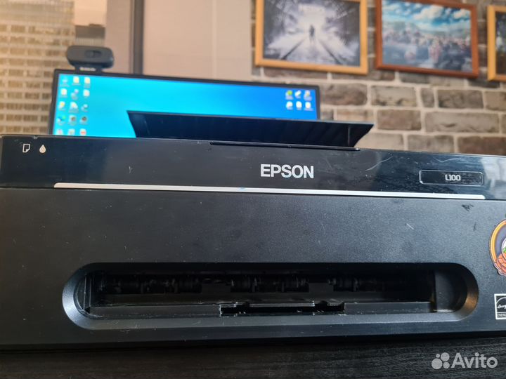 Цветной струйный принтер epson L 100 с снпч