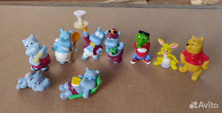 Игрушки из киндер сюрприза 90х