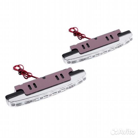 Дневные ходовые огни DRL-L8 3528 SMD, пластиковый