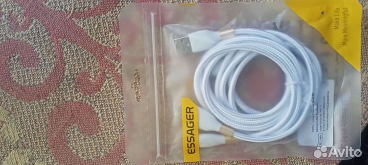 Кабель usb type c 1.5 метра 2шт